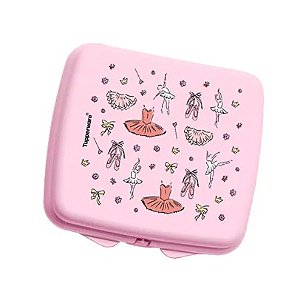 Tupperware Porta Sanduíche Quadrado Bailarina
