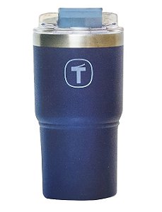 Copo Tupperware Térmico Big T com Canudo 630ml Azul