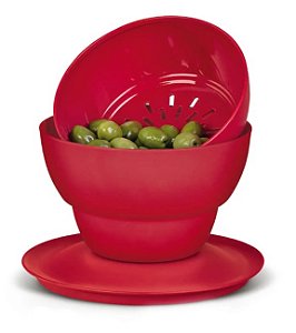 Tupperware Serve e Conserva Allegra 1 litro Vermelho