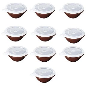 Tupperware Miniatura Tigela  Maravilhosa kit com 10 peças- cores diversas