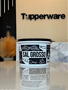Tupper Caixa para Sal Grosso Coleção Pop Box Tupperware
