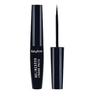Delineador Liquido Preto - Rubyrose