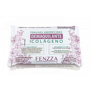 Lenço demaquilante com colageno - Fenzza