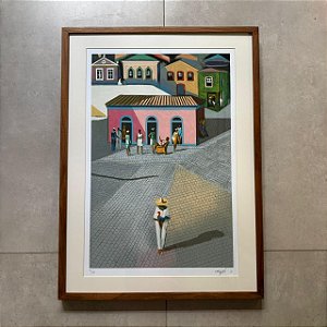 Carybé - serigrafia 50x70cm - "O Galista"