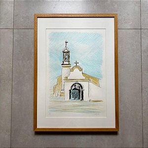 Carybé - litogravura 70x50cm - "Igreja"