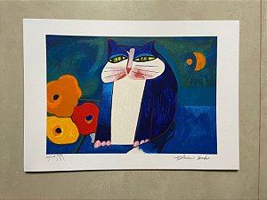 Aldemir Martins - serigrafia 35x50cm - Gato