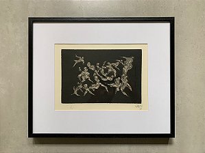 Mário Cravo - gravura 20x30cm