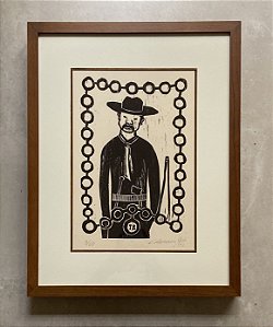 Calasans Neto - xilogravura 45x35cm - Tereza Batista cansada de guerra