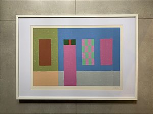 Alfredo Volpi - serigrafia 65x95cm - "Fachada"