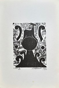 Calasans Neto - xilogravura 25x20cm - ilustrações para "Tieta do Agreste"