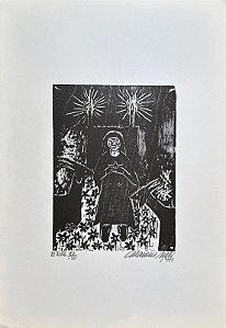Calasans Neto - xilogravura 25x20cm - ilustrações para "Tieta do Agreste"