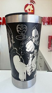 Copo Térmico  Personalizado Tema Cobra Kai 473ml com Gravação a Laser