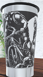Copo Térmico  Personalizado Bike 473ml com Gravação a Laser