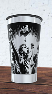 Copo Térmico personalizado  Atlético Mineiro  473ml com Gravação a Laser