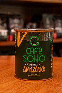 Café Soho Especial Robusta Amazônico Torrado e Moído Lata 250g