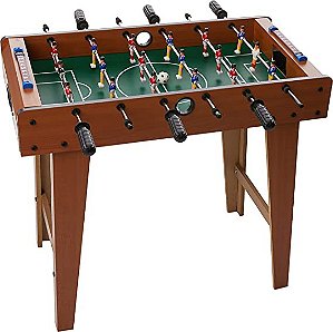 Mesa Pebolim Infantil Totó Pé Alto 60 cm 18 Jogadores