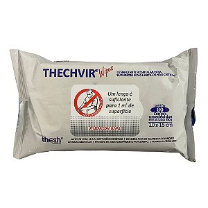 Lenços de Desinfetante a base de Peróxido de Hidrogênio - Techvir Wipes