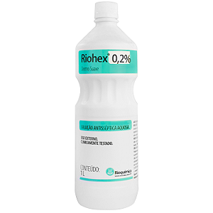 Riohex 0,2 Dermo Suave Solução Aquosa - Rioquímica