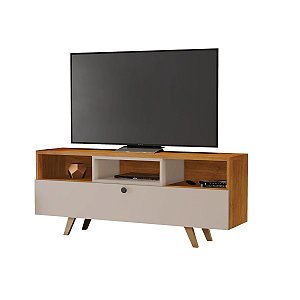 Rack para TV até 49 Polegadas Avanço JCM Cinamomo / Off White
