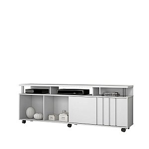 Rack para TV até 70 Polegadas Atraente JCM Branco