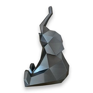 Elefante decorativo Cinza