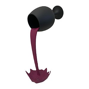 Taça de Vinho Flutuante Decoração