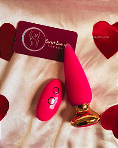 Plug Anal Vibrador Katy com Controle Remoto