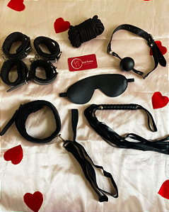 Kit Sado Bondage Preto