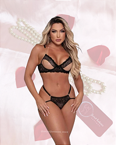 Conjunto Sensual Chiclete