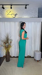 Conjunto Blusa e Calça Com Lastex