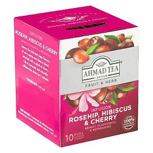 Chá Ahmad Rosehip, Hibiscus & Cherry 20g