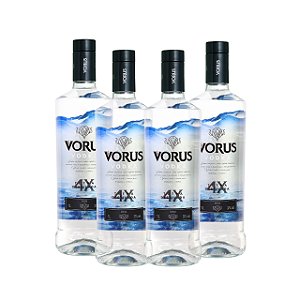 Kit 04 Vodka Vorus Tradicional 1L