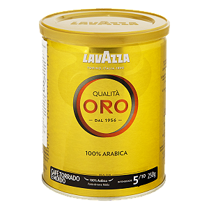 Café Italiano Lavazza Qualitá Oro Moído ( Lata) 250gr