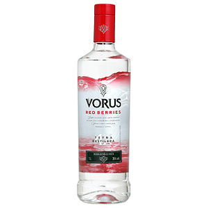 Vodka Vorus Salton Frutas Vermelhas 1L
