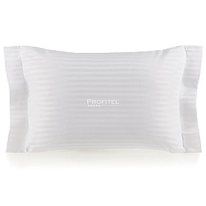 Fronha para Hotel com 2 Abas TEKA Profiline 200 Fios Toronto Stripe 50x70cm