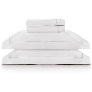 Jogo de Cama 4 peças Queen com Festonê Branco 200 fios Imperial Plus TEKA Profiline