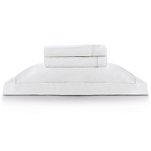 Jogo de Cama 3 peças Solteiro King com Festonê Branco 200 fios Imperial Plus TEKA Profiline