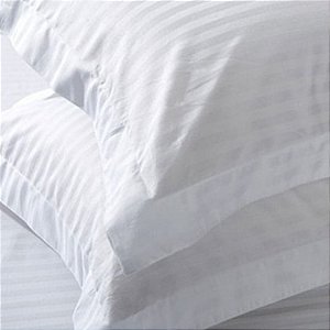 Fronha para Hotel com 2 Abas TEKA Profiline 200 Fios Toronto Stripe 50x90cm