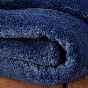 Cobertor Queen 220x240cm Azul Soft 500 Corttex