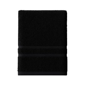 Toalha de Rosto para Maquiagem 44x72cm Studio Preta 380g/m² Profitel