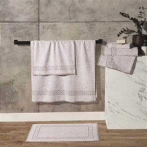 Toalha de Rosto Hotel 48x70cm Lisboa Bege 450g/m² Profitel