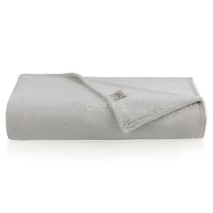 Manta de Microfibra Premium Queen 220x240cm Platina Aspen Profitel