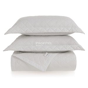 Kit Cobre Leito Casal + 2 Porta Travesseiros Supremo Hotel Profitel