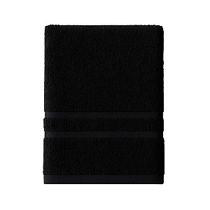 Toalha de Rosto para Maquiagem 44x72cm Studio Preta 380g/m² Profitel