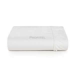 Lençol para Hotel com Elástico 176x188 união 2 camas Solteiro Atenas 180 Fios Profitel