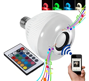 Lâmpada Music Bulb Party Ball Led C/ Controle Remoto