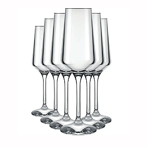 Conjunto de 6 taças de champanhe Brunello 225ml Nadir-Loreto