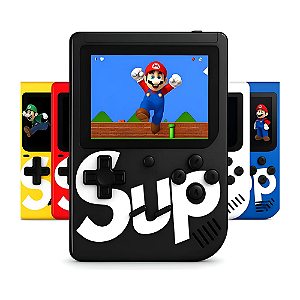 Mini Game Portátil 400 Jogos Clássicos Retrô Recarregável-Loreto