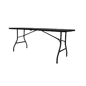 Mesa Dobrável Preta 1,80m Member's Mark-Loreto