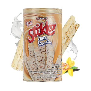 Biscoito Wafer Recheado Baunilha Stikko Arnotts Lata 330g-Loreto
